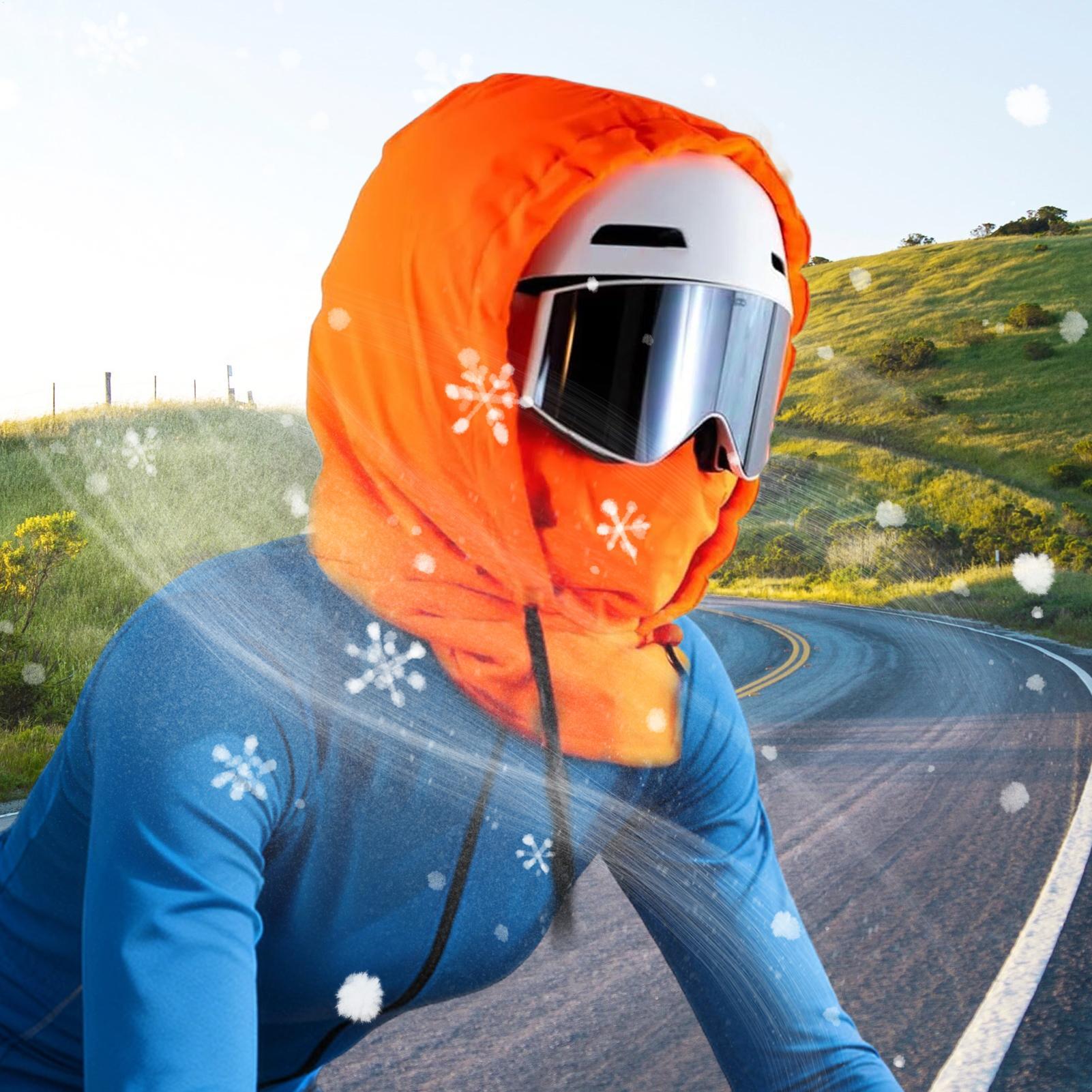 Ski Hood Breathable Fleece Win - đánh giá và giá Cycling To Work