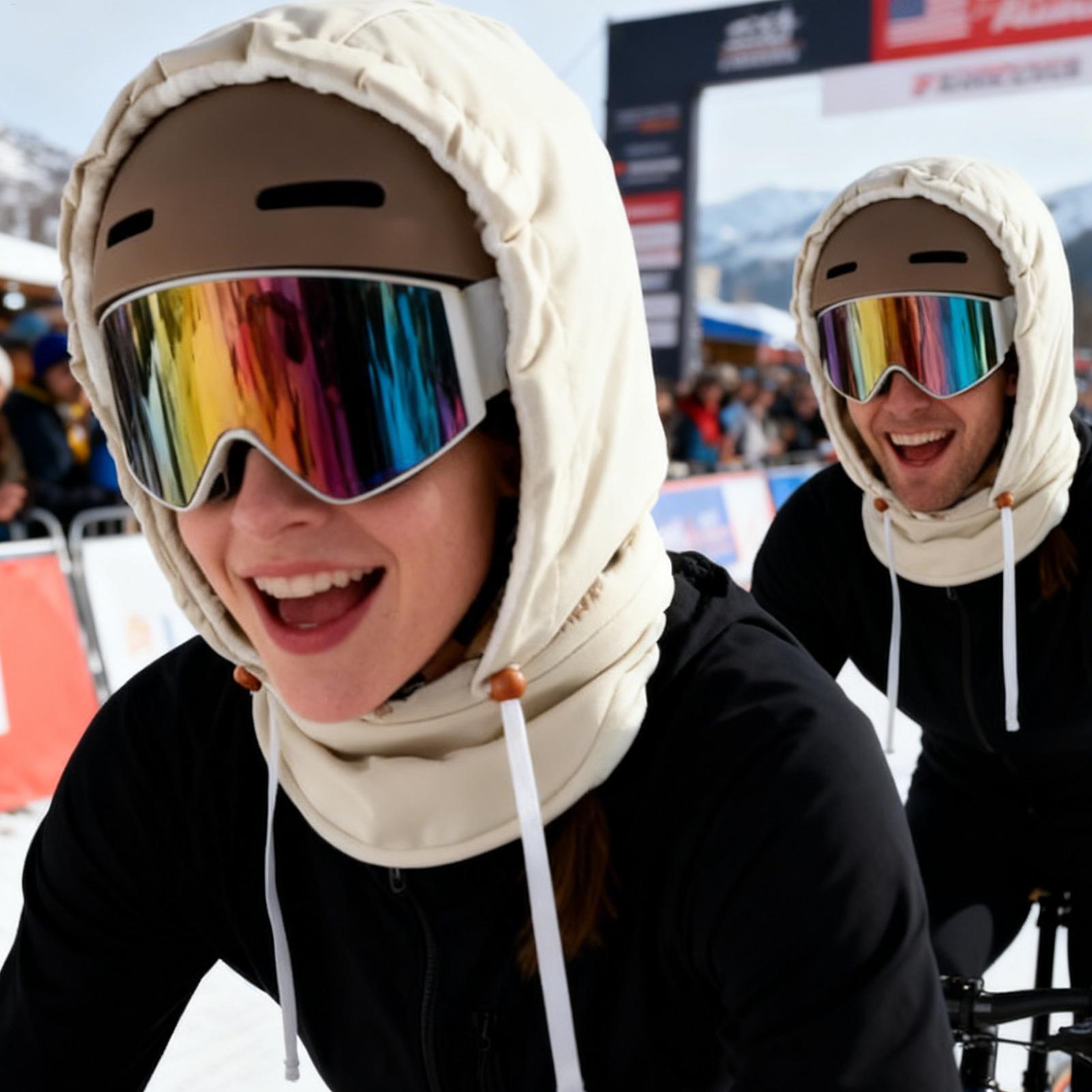Ski Hood Breathable Fleece Win - đánh giá và giá Cycling To Work