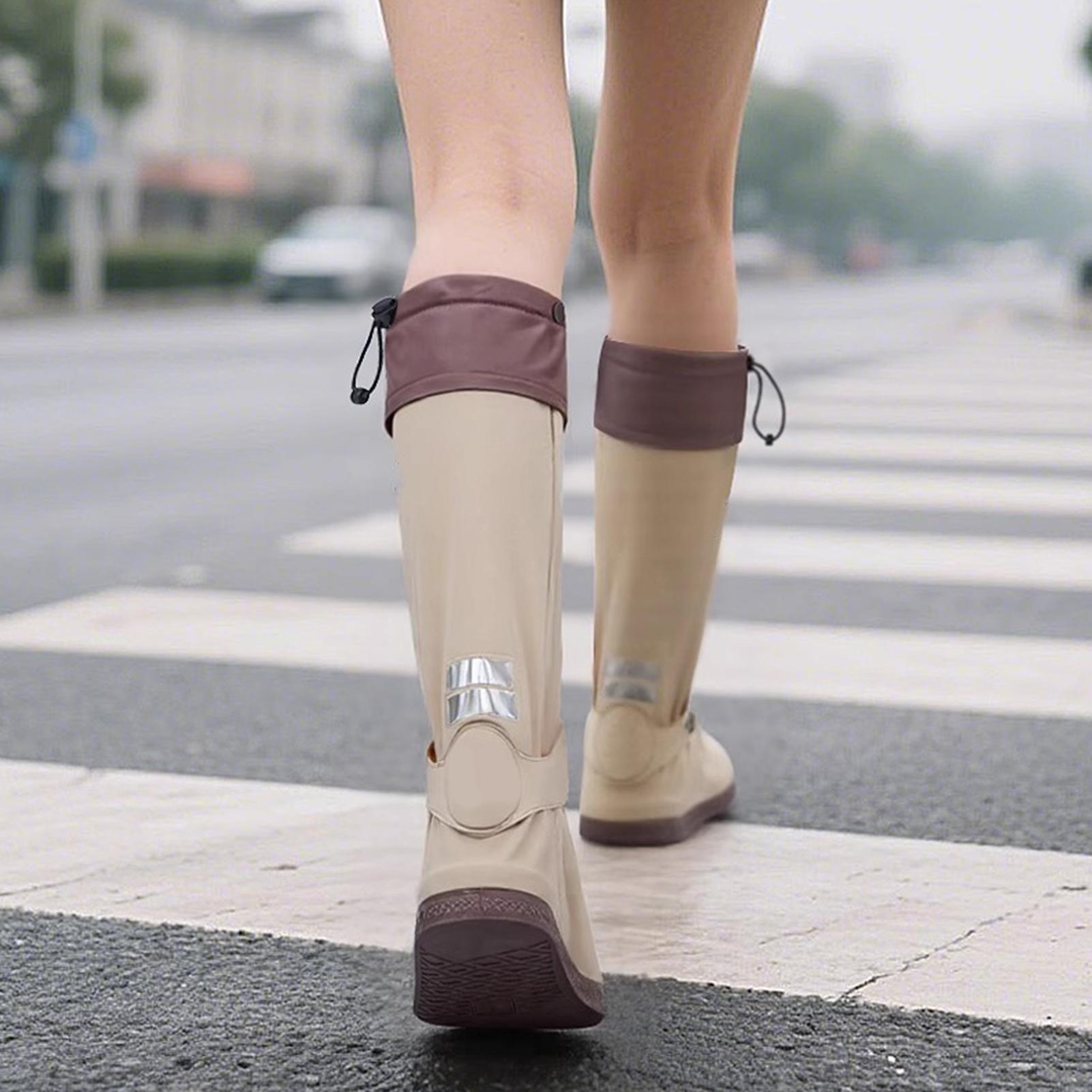 Rain Shoe Covers Reusable Fold - đánh giá và giá Cycling Commute In Rain